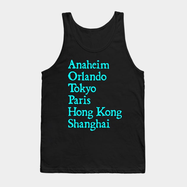 6 Magical Cities Tank Top by  hal mafhoum?